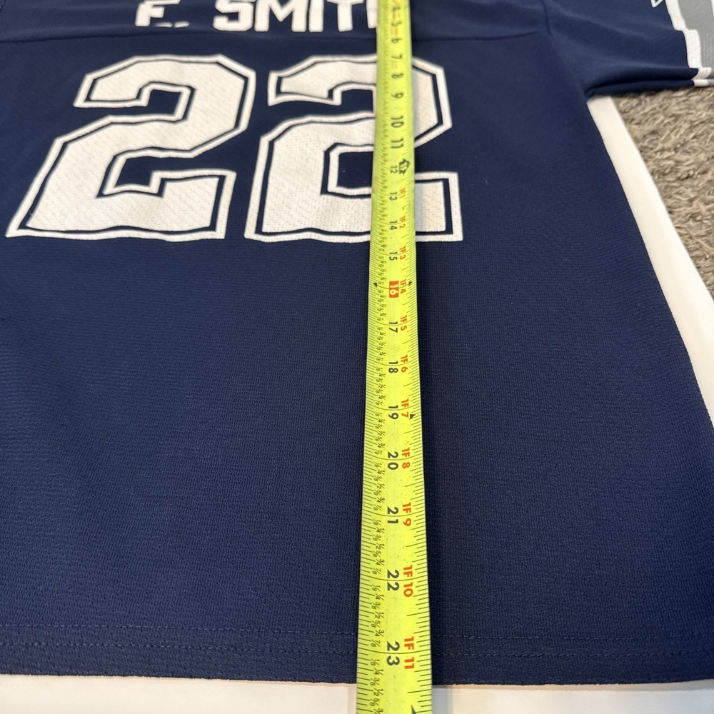Vintage Dallas Cowboys Emmitt Smith #22 Jersey Logo Athletic Size Youth L Logo 7 - Picture 5 of 8